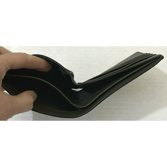 New Michael Kors Cooper Men's Billfold Wallet Olive / Army Green multi - Picture 5 of 5